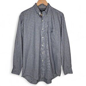 Ralph Lauren Golf Glen Check Button Down Shirt Men's Tattersall Plaid Preppy M